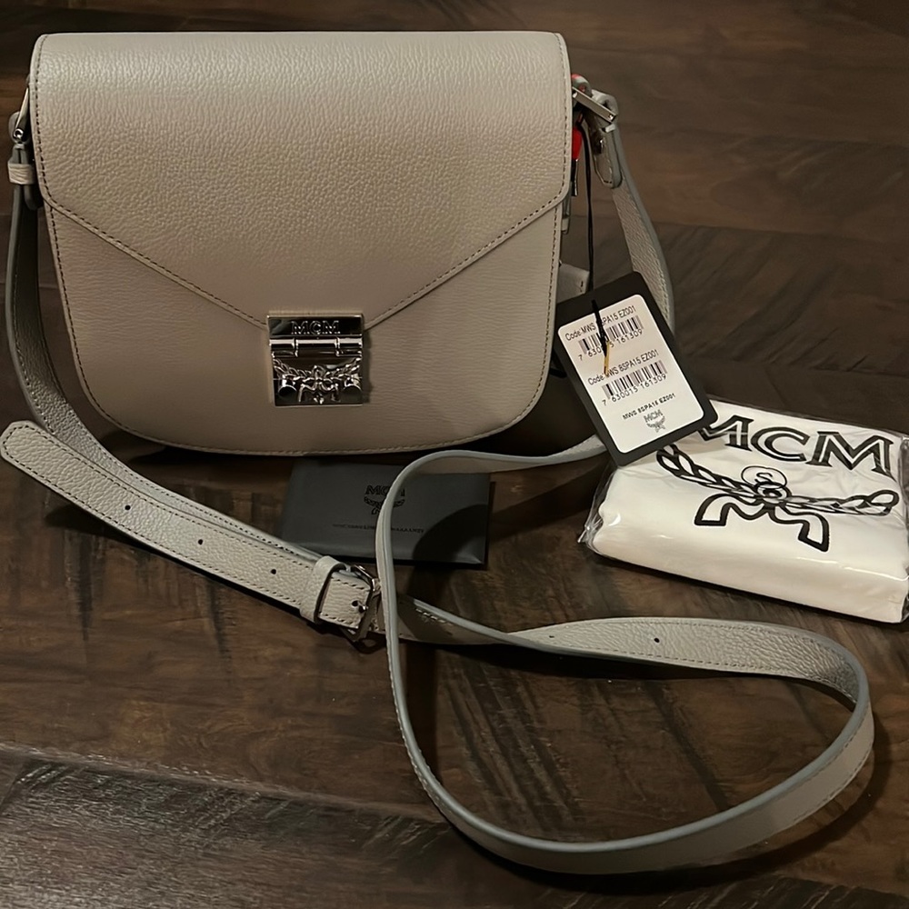 MCM Patricia Leather Crossbody Bag